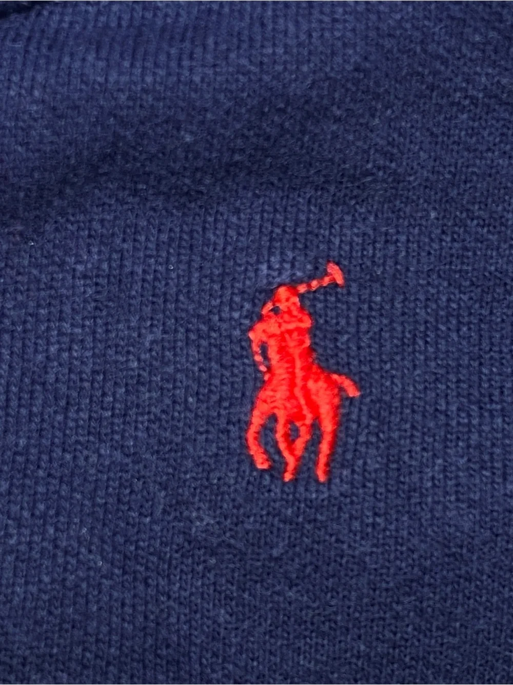 Polo Ralph Lauren Hoodie Infant Unisex Baby 12M Navy Blue Full Zip Sweatshirt